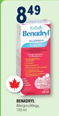 Familiprix BENADRYL Allergy offer
