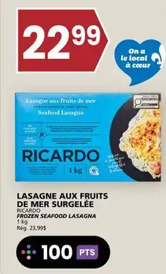 Rachelle-Bery Grocery RICARDO FROZEN SEAFOOD LASAGNA offer
