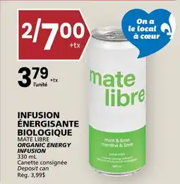 Rachelle-Bery Grocery MATE LIBRE ORGANIC ENERGY INFUSION offer