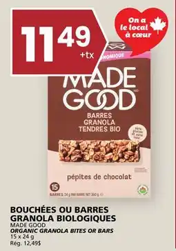 Rachelle-Bery Grocery MADE GOOD ORGANIC GRANOLA BITES OR BARS offer