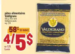 Marché Adonis pâtes alimentaires Valdigrano | Valdigrano pasta offer