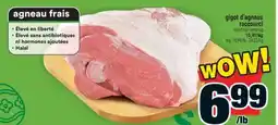 Super C GIGOT D'AGNEAU RACCOURCI │ SHORT CUT LAMB LEG offer