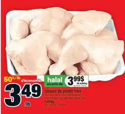 Super C CUISSES DE POULET FRAIS │ FRESH CHICKEN LEGS WITH BACK, ECONO PACK offer