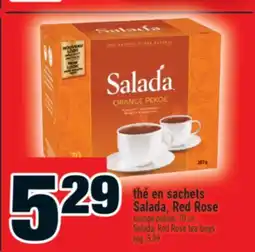 Super C THÉ EN SACHETS SALADA, RED ROSE │ SALADA, RED ROSE TEA BAGS offer