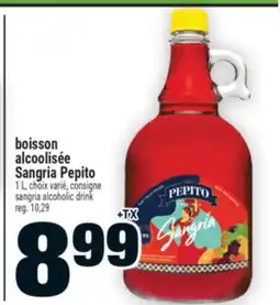 Super C BOISSON ALCOOLISÉE SANGRIA PEPITO | SANGRIA ALCOHOLIC DRINK offer