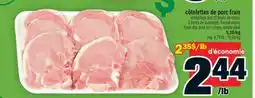 Super C CÔTELETTES DE PORC FRAIS │ FRESH DUO PORK LOIN CHOPS, ECONO PACK offer