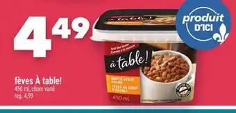 Marche Ami fèves Àtable! offer