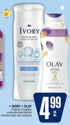Jean Coutu IVORY OLAY Selected body care products offer