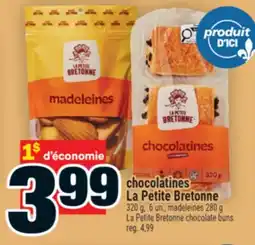 Super C CHOCOLATINES LA PETITE BRETONNE | LA PETITE BRETONNE CHOCOLATE BUNS offer