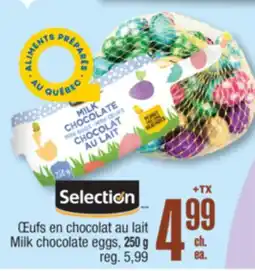Jean Coutu SELECTION Milk chocolate eggs offer