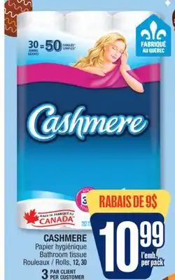 Jean Coutu CASHMERE Bathroom tissue Rolls offer