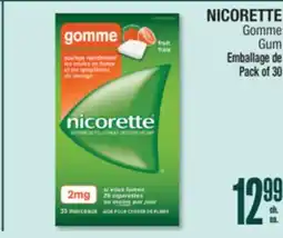 Jean Coutu NICORETTE Gum offer