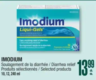 Jean Coutu IMODIUM Diarrhea relief offer