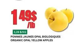 Marches Tau POMMES JAUNES OPAL BIOLOGIQUES offer