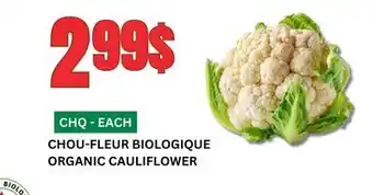 Marches Tau CHOU-FLEUR BIOLOGIQUE offer