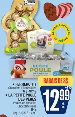 Jean Coutu FERRERO T13, LA PETITE POULE DES PÈRES Selected Products offer
