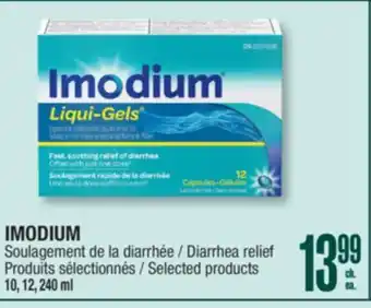 Jean Coutu IMODIUM Diarrhea relief Selected products offer