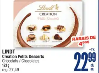 Jean Coutu LINDT Creation Petits Desserts Chocolates offer