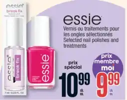 Jean Coutu Essie Selected nail polishes and treatments offer