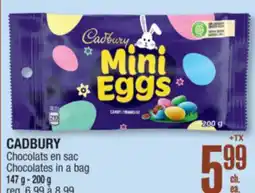 Jean Coutu CADBURY Chocolates in a bag offer