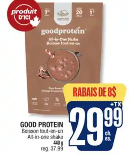 Jean Coutu GOOD PROTEIN All-in-one shake offer