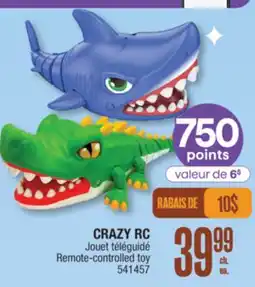 Jean Coutu CRAZY RC Remote‑controlled toy offer