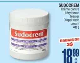 Jean Coutu SUDOCREM Diaper rash cream offer