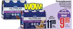 Jean Coutu Personnelle Nutrium Meal replacements offer