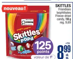 Jean Coutu SKITTLES Freeze-dried candy offer