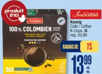 Jean Coutu IRRESISTIBLE Keurig Coffee offer