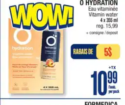 Jean Coutu Ö HYDRATION Eau vitaminée Vitamin water offer
