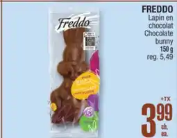 Jean Coutu FREDDO Chocolate bunny offer
