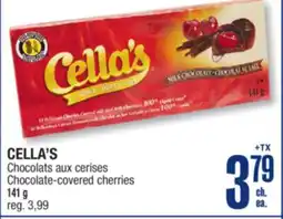Jean Coutu CELLA'S Chocolate-covered cherries offer