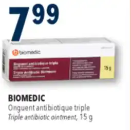 Familiprix BIOMEDIC Triple antibiotic ointment offer