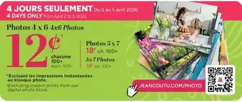 Jean Coutu Photos 4 x 6 4x6 Photos offer