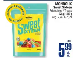 Jean Coutu MONDOUX Sweet Sixteen Treats offer
