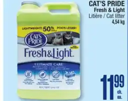 Jean Coutu CAT'S PRIDE Fresh & Light Cat litter offer