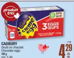 Jean Coutu CADBURY Chocolate eggs offer