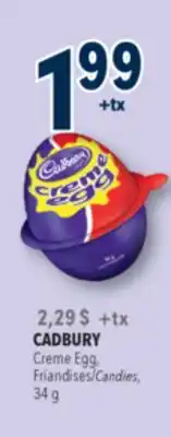 Familiprix CADBURY, Creme Egg Candies offer
