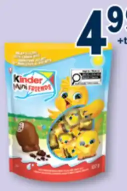 Familiprix KINDER, Mini Friends, Milk chocolate with a milky filling and cookie bits offer