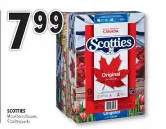 Familiprix SCOTTIES Tissues, 9 packs offer