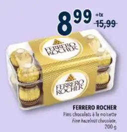 Familiprix FERRERO ROCHER, Fine hazelnut chocolate offer