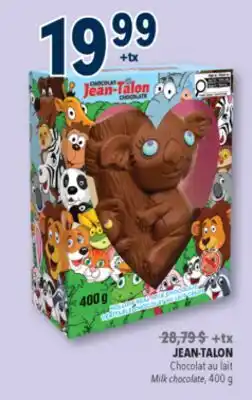 Familiprix JEAN-TALON Milk chocolate offer