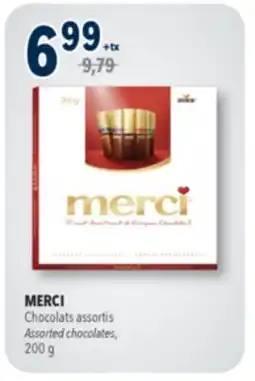 Familiprix MERCI, Assorted chocolates offer