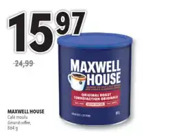 Familiprix MAXWELL HOUSE Ground coffee, 864g offer