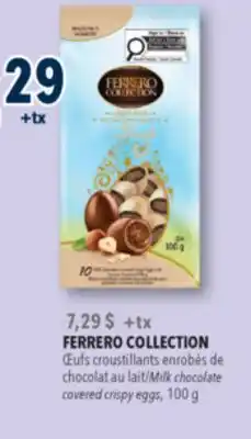 Familiprix FERRERO COLLECTION, Milk chocolate covered crispy eggs offer