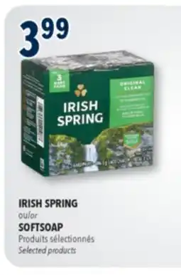 Familiprix IRISH SPRING or SOFTSOAP, Selected products offer