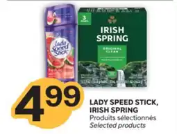 Brunet LADY SPEED STICK, IRISH SPRING Produits sélectionnés offer