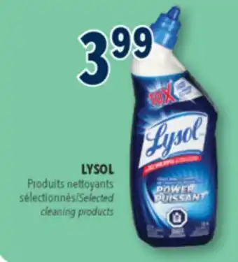 Familiprix LYSOL Selected cleaning products offer