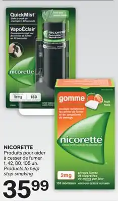 Brunet NICORETTE Produits pour aider à cesser de fumer offer